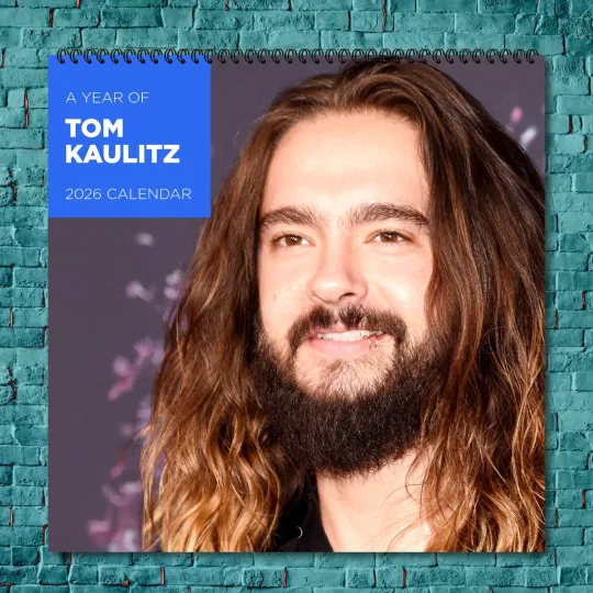 Discover Tom Kaulitz 2026 Wall Calendar, 12-Month Celebrity Photo Calendar