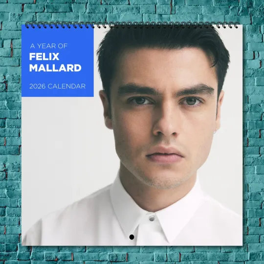 Discover Felix Mallard 2026 Wall Calendar, 12-Month Celebrity Fan Gift for Collectors