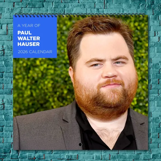 Discover Paul Walter Hauser 2026 Wall Calendar 12-Month Celebrity Photo Calendar