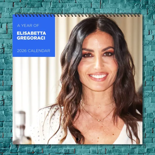Discover Elisabetta Gregoraci 2026 Wall Calendar, 12-Month Celebrity Photo Calendar