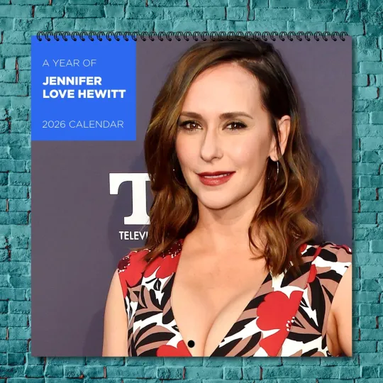 Discover Jennifer Love Hewitt 2026 Wall Calendar, 12-Month Celebrity Photo Gift for Fans