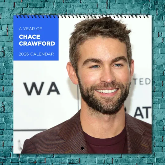 Discover Chace Crawford 2026 Wall Calendar, 12-Month Photo Calendar