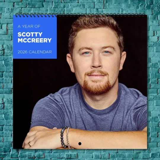 Discover Scotty McCreery 2026 Wall Calendar, 12-Month Celebrity Photo Gift for Fans