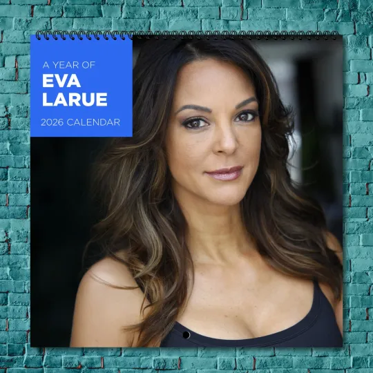 Discover Eva Larue 2026 Wall Calendar, 12-Month Celebrity Fan Gift for Collectors