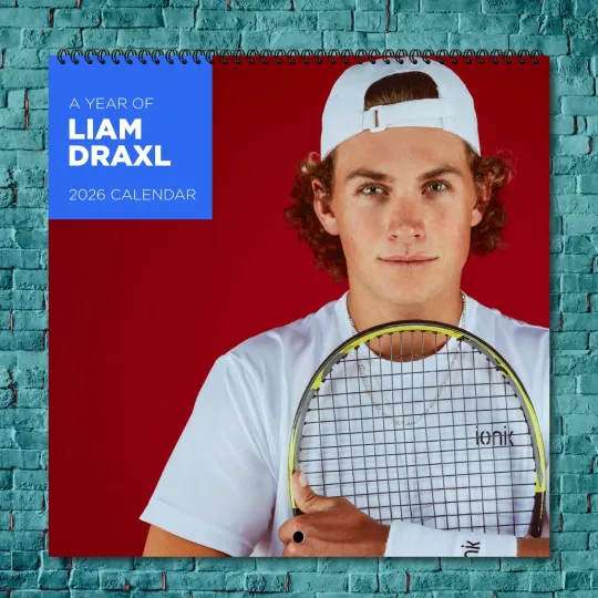 Discover Liam Draxl 2026 Wall Calendar, Celebrity 12 Month Wall Calendar for Fans