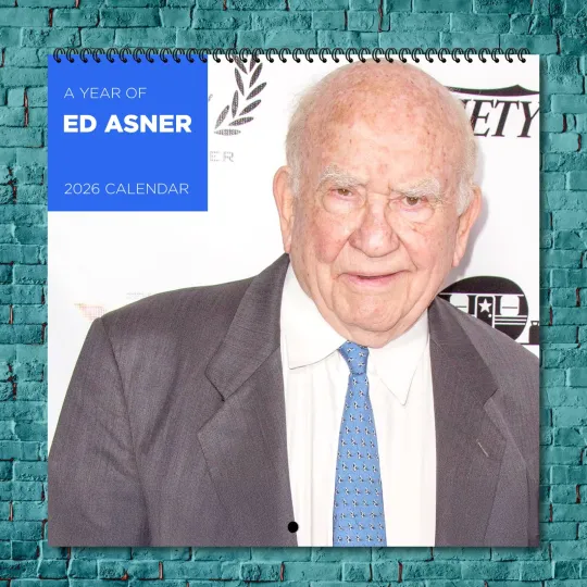 Discover Ed Asner 2026 Wall Calendar 12-Month Celebrity Photo Calendar