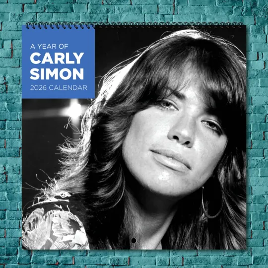 Discover Carly Simon 2026 Wall Calendar, 12-Month Star Collection