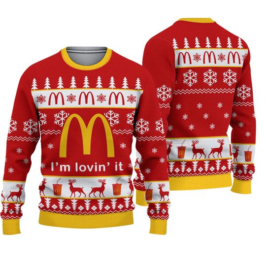 Christmas McDonald’s Ugly Sweater