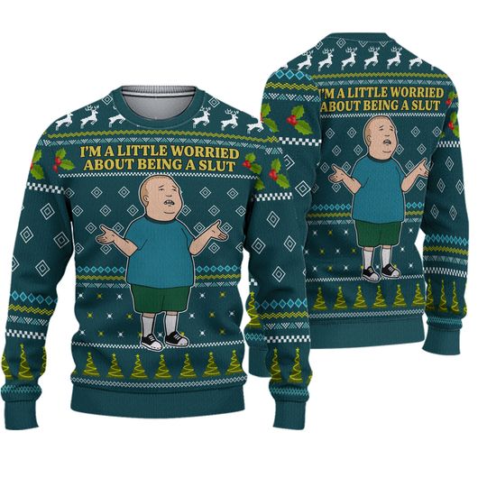 Bobby Hill Meme Christmas Sweater, Fox King Of The Hill Sweatshirt, Funny Christmas Sweater, Christmas Vacation Gift