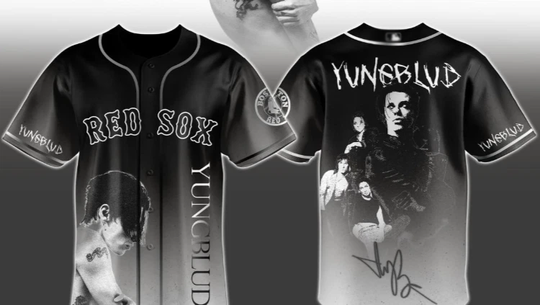 Boston x Yung-blud World Tour 2025 Baseball Jersey