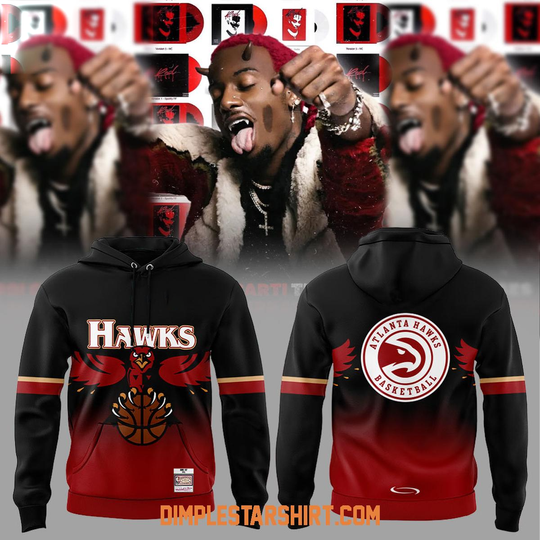 Atlanta Hawks x Playboi Carti Drop The Jersey 2025 Hoodie