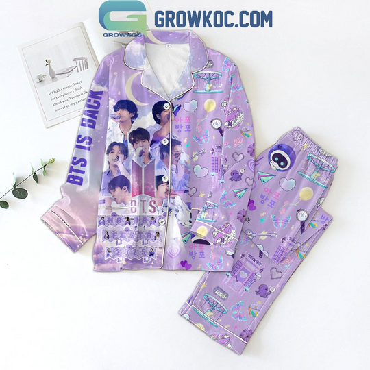 BTS Is Back Festa 2025 Pajamas Set