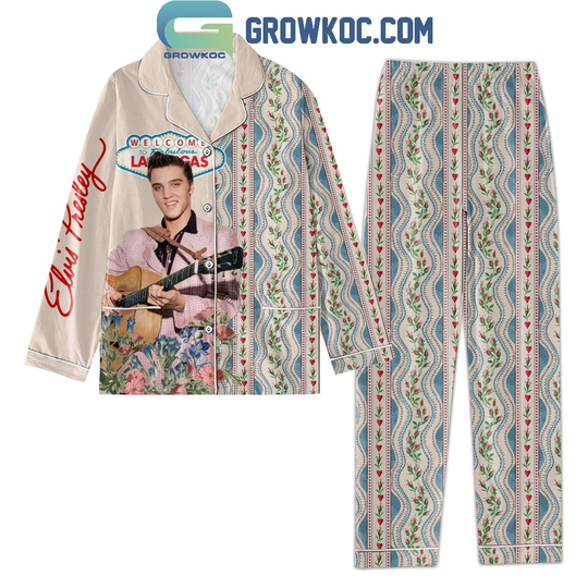 Discover Elvis Presley Welcome To Fabulous Las Vegas Pajamas Set