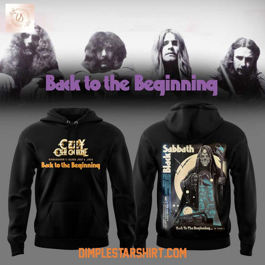 Ozzy Osbourne Black Sabbath Back to the Beginning 3D Hoodie
