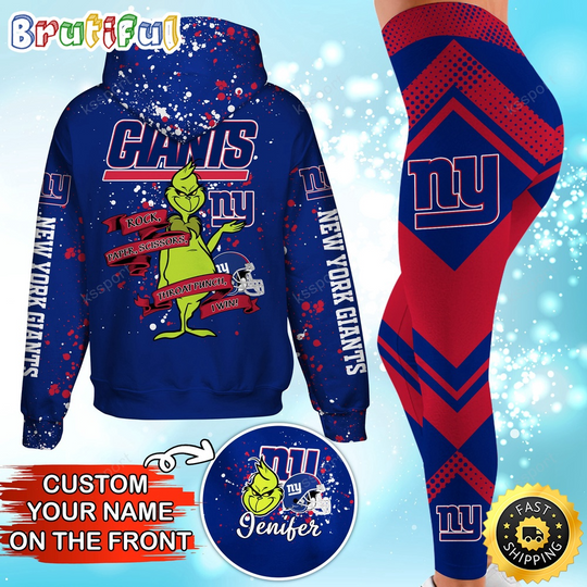 Discover Custom New York Giants Hoodie Leggings The funny character Hoodie Rock Paper Scissors Throat Punch I Win