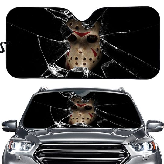 Jason Halloween  Car Sun Shade, Movie Auto Sunshade