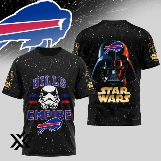Buffalo Bill football x Star Wars 3D Shirt Unisex