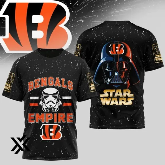 Discover Cincinnati Bengal Premium football x Star Wars 3D  S-5XL