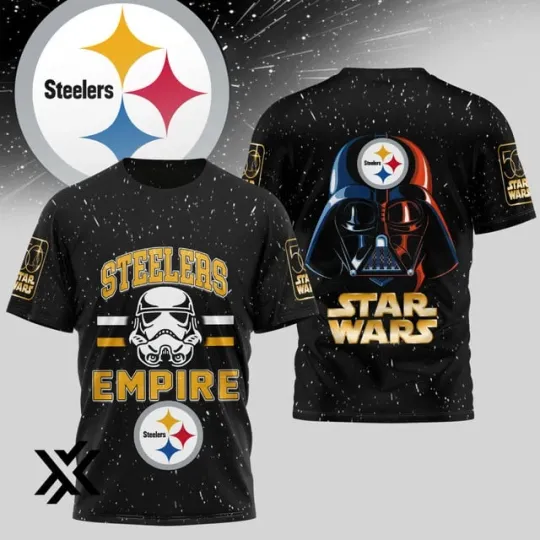 Pittsburgh Steeler football x Star Wars 3D Shirt Unisex
