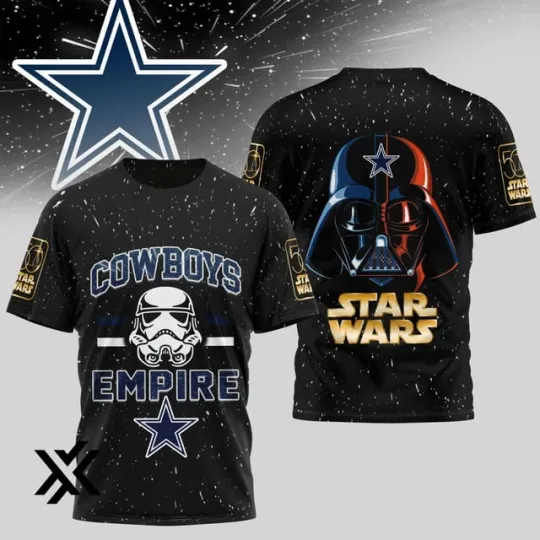 Discover Dallas Cowboy1 Premium football x Star Wars 3D Shirt S-5Xl