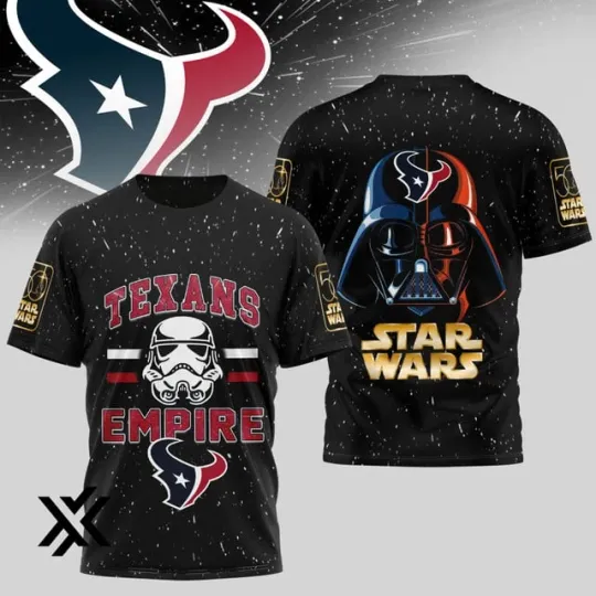 Houston Texan football x Star Wars 3D Shirt