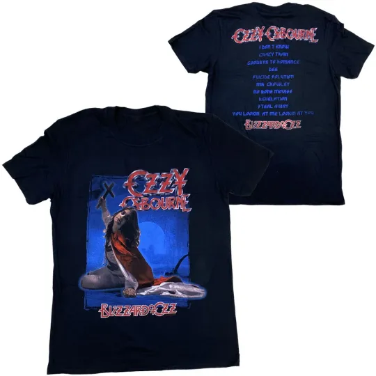 Ozzy Osbourne Blizzard of Ozz Tracklist Unisex T-Shirt