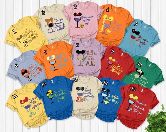 Discover Princess Drinking Shirts, Matching Shirt, Food and Wine Festival Shirts, Matching Vacation