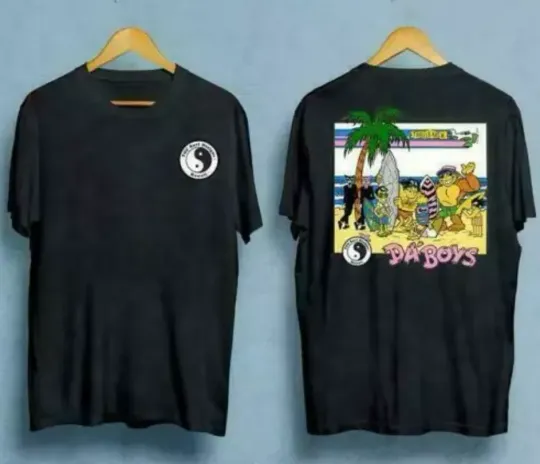 Discover Retro 80s T&C Town and Country Surf Designs Double Sided T-Shirt – Classic Hawaii Skate
