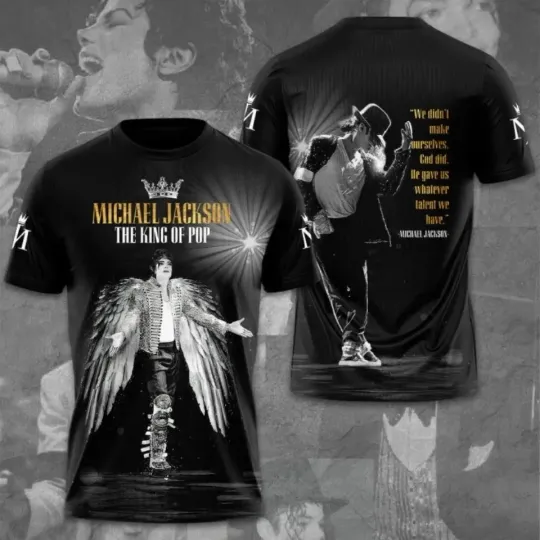 Discover Michael Jackson Unisex 3D T-Shirt