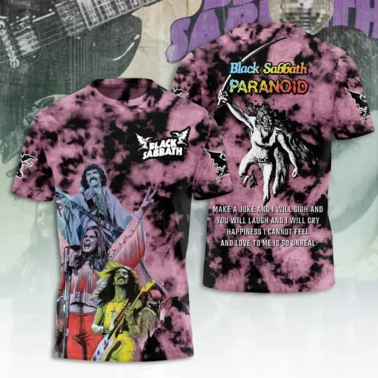 Discover Black Sabbath 3D T-Shirt