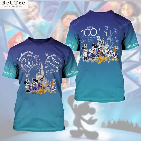 Discover Disney 100Th Years of Wonder Limited 3D Unisex Tshirt