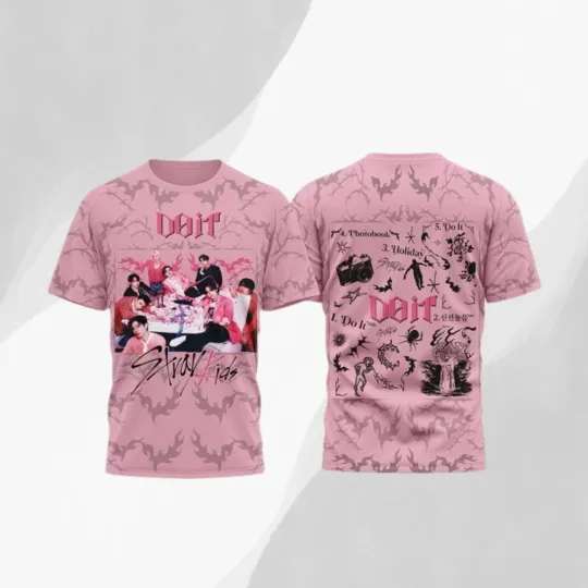 Discover Stray Kids Do It Album 2025 3D Print T-shirt