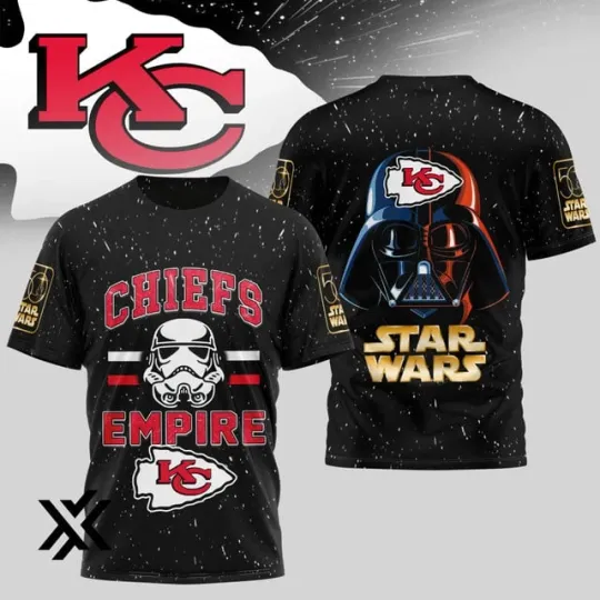 Discover Kansas.City Chief football x Star Wars 3D Shirt