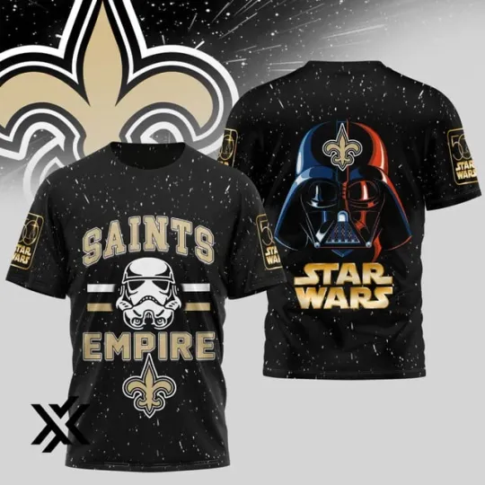 Discover New.Orleans Saint football x Star Wars 3D Shirt