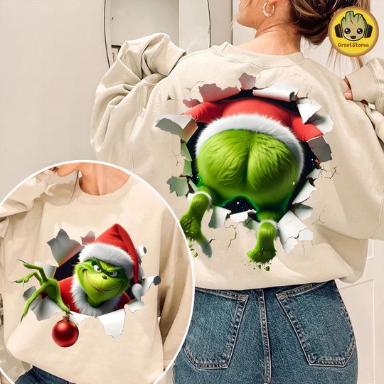 Retro Funny Christmas Characters, 90s Movie Holiday, Double Sided Christmas, Comedy Xmas Friends