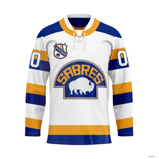Discover Buffalo Sabres Personalized Heritage Hockey Shirt Design Gift Fan XS 5XL