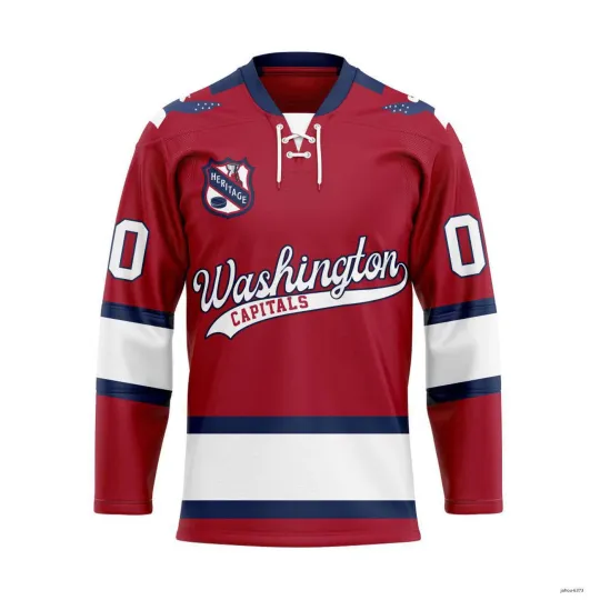 Discover Washington Capitals Personalized Heritage Hockey Shirt