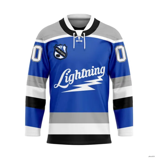 Discover Tampa Bay Lightning Personalized Heritage Hockey Shirt