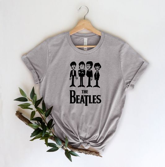 Discover The Beatles Retro T-Shirt, Rock and Roll Band Tee, 70s Style Beatles Shirt
