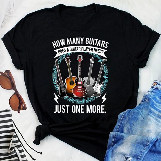 Discover Guitar T-Shirt for Guitar Players, Funny Music T-Shirt, Cool Music Gift for Musicians