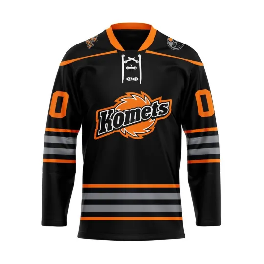 Discover Personalized Fort Wayne Komets Special Blackout Design Lace Hockey Shirt Gift
