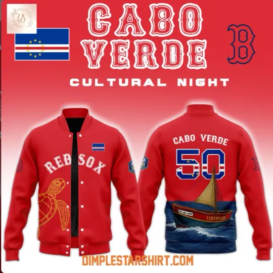 Discover Boston Red Celebration Cabo Verdean Baseball Jacket Gift For Christmas