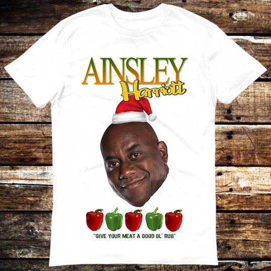 Discover Ainsley Harriott Have A Holly Jolly Christmas T-Shirt Unisex Vintage Meme Gift
