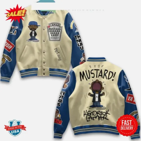 Discover Kendrick Lamar Mustard Not Like Us Ya Dish Baseball Jacket Gift For Christmas