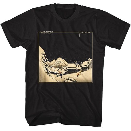 Discover Weezer Pinkerton Cover Black T-Shirt