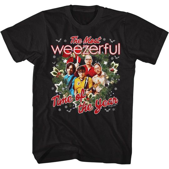 Discover Weezer Weezerful Black Adult T-Shirt