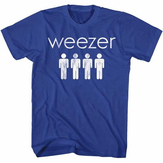 Discover Weezer 4 Dudes Royal T-Shirt for Adults