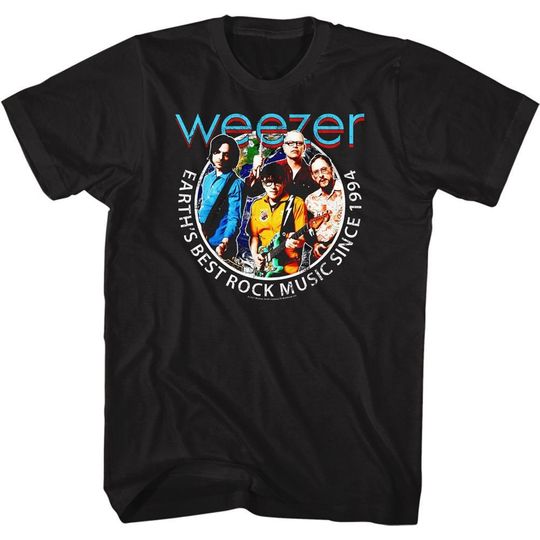 Discover Weezer Earths Best Black T-Shirt