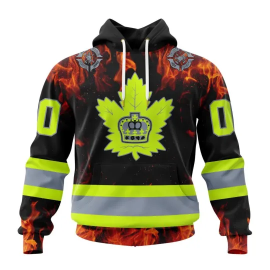 Discover Personalized Toronto Marlies Hoodie Special Design Honoring Firefighters