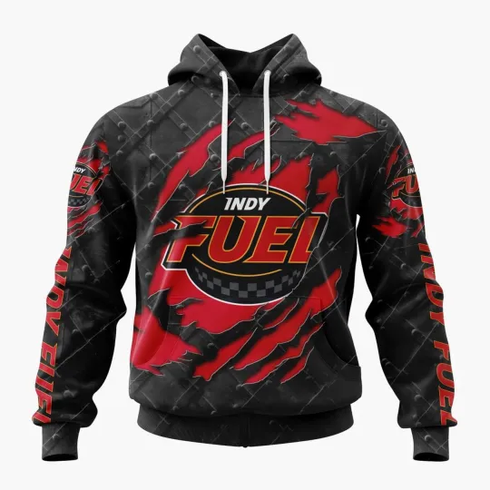 Discover Personalized Indy Fuel Hoodie Special Black Metal Design